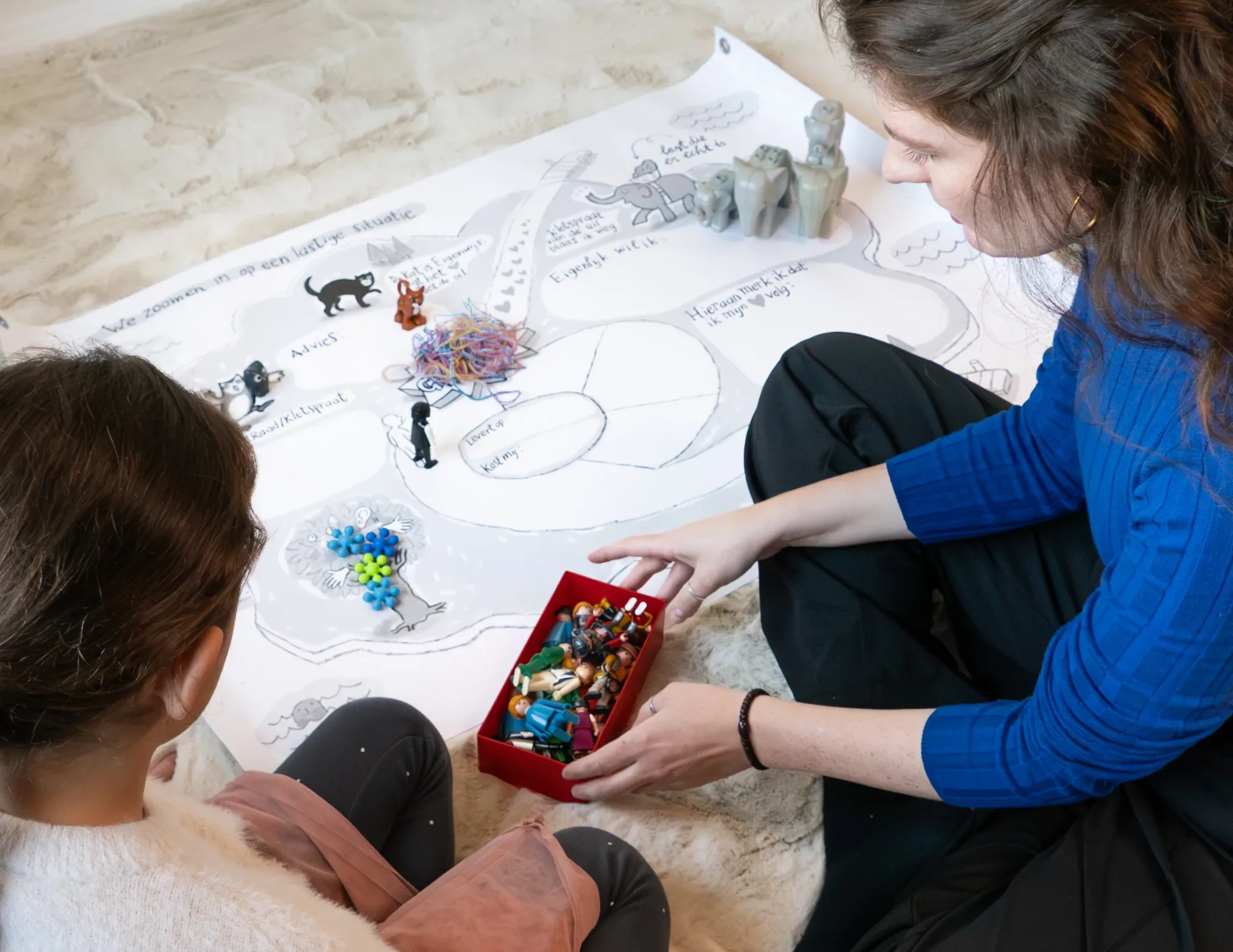 Begeleiding met creatieve werkvormen